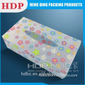 new style folding plastic tissue box with customized pattern